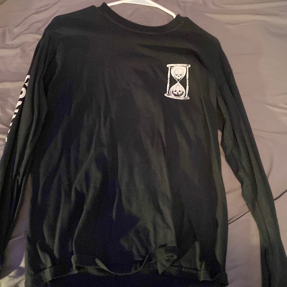 Authentic Unus Annus long sleeve black tee shirt.
